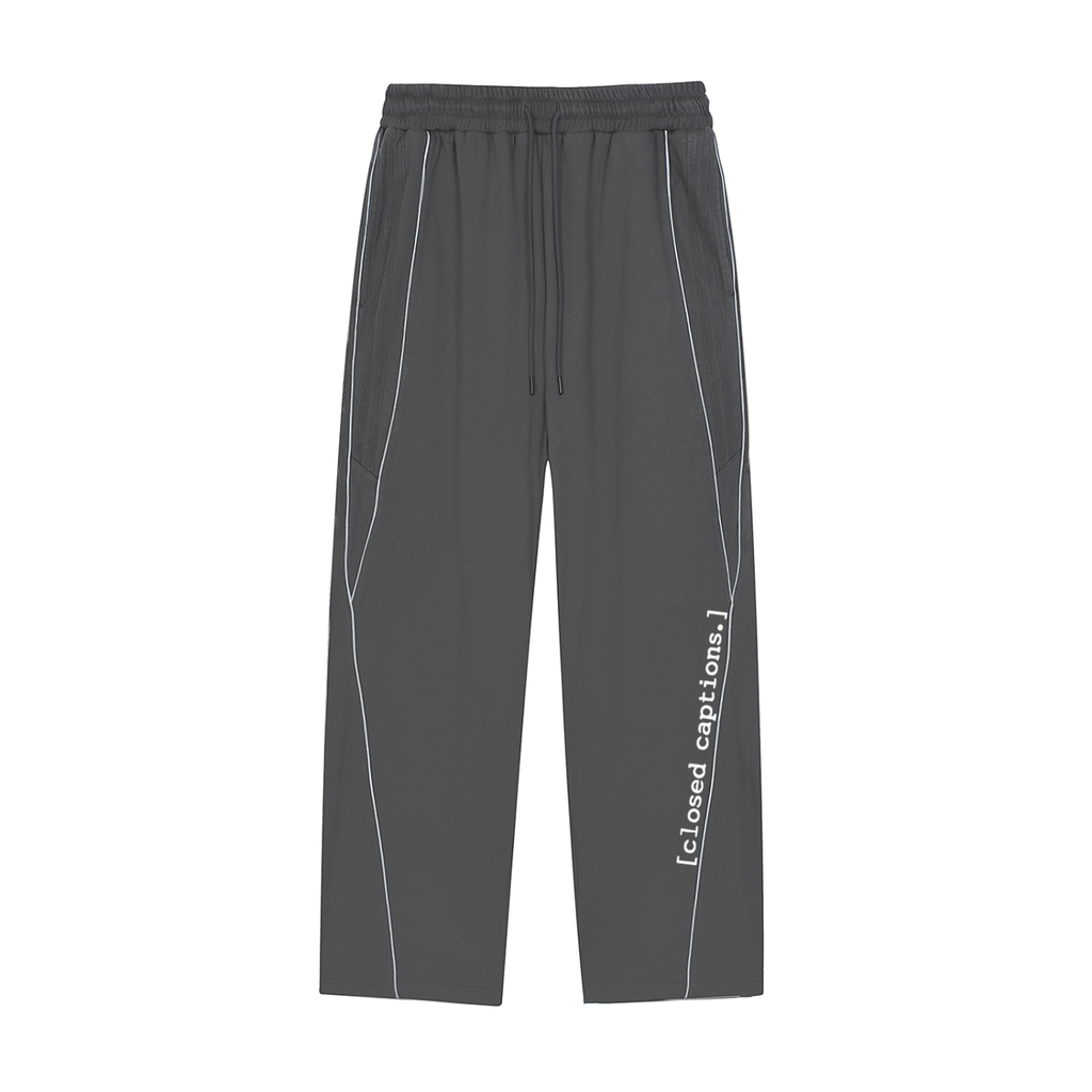 Reflection Striped Straight-Leg Sweatpants